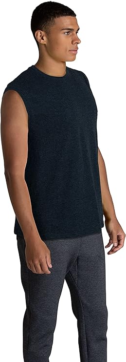 Fruit of the Loom Eversoft - Playera sin Mangas de algodón para Hombre, Transpirable y Absorbe la Humedad con Control de Olor, Tallas S-4x.