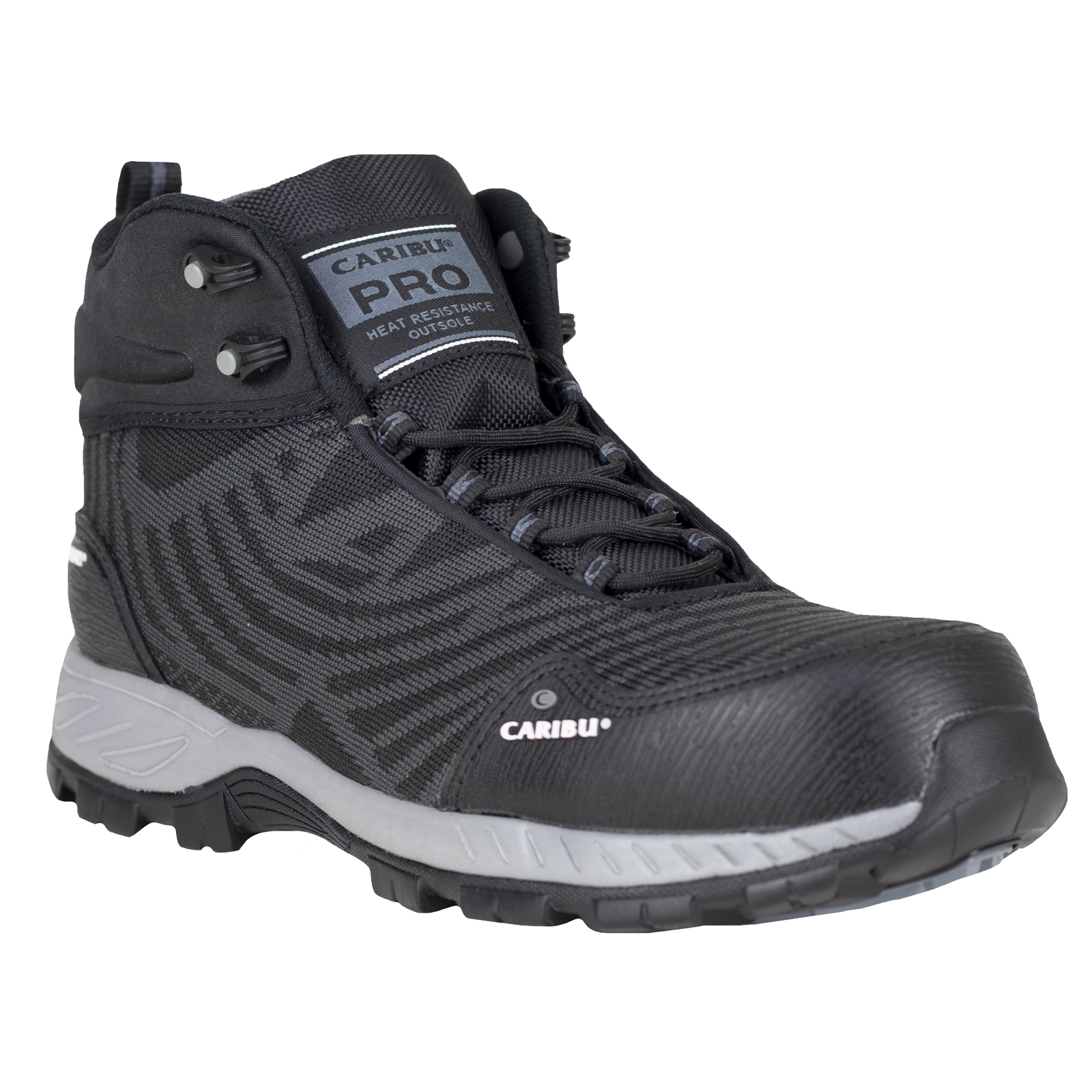 Bota Seguridad Industrial Casquillo Hombre Caribu 340 Negro .