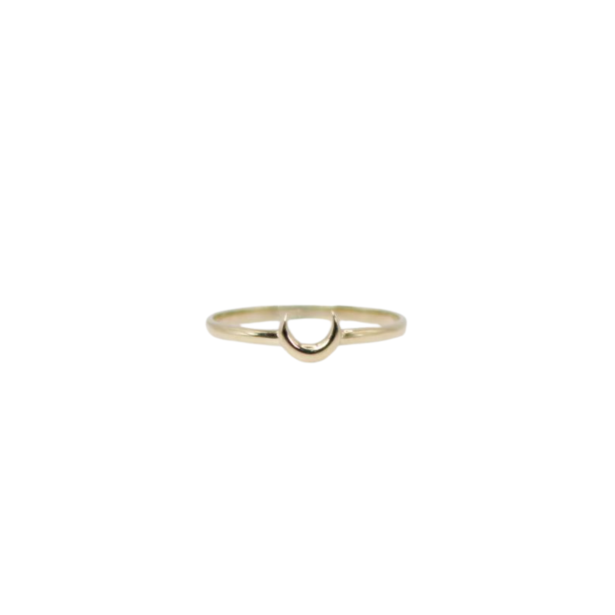 Anillo Luna Oro 10K Mujer.