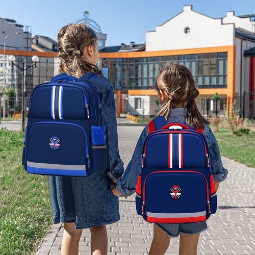 Mochila De Escolar Primaria Para Niños Y Niñas Impermeable