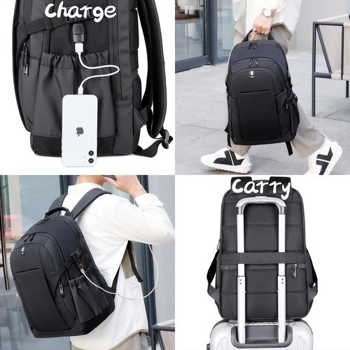 Mochila urbana Toketa BB-2209 color black 36L black