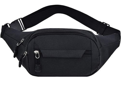 Canguera Riñonera Premium - Deportiva Y De Viaje Negro