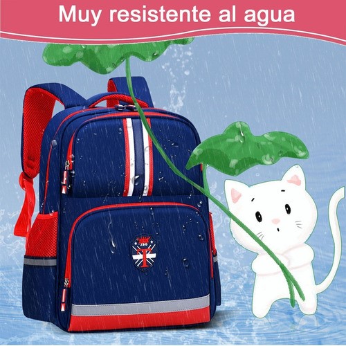 Mochila De Escolar Primaria Para Niños Y Niñas Impermeable