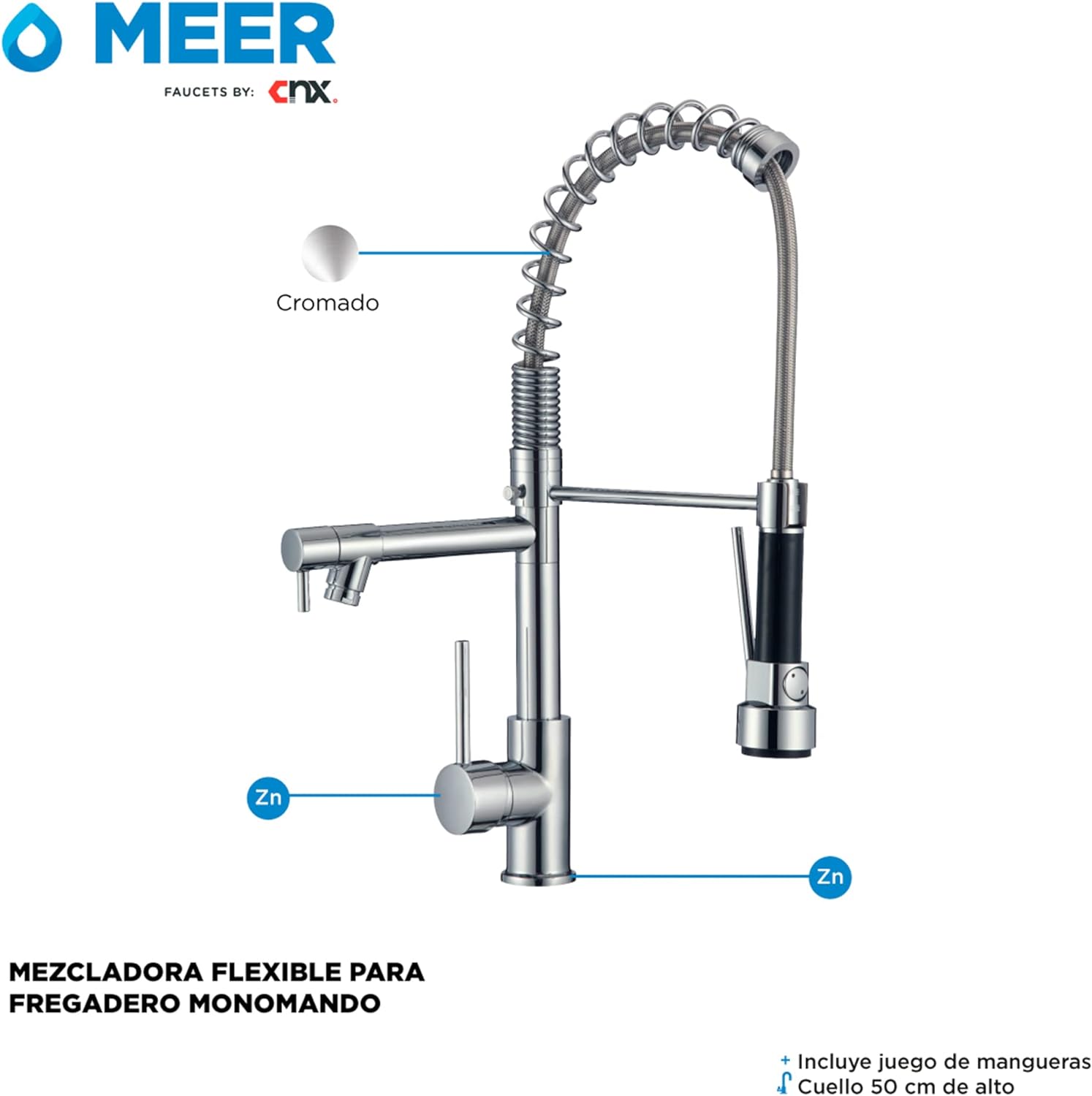 Mezcladora Flexible Llave Mezcladora De Tarja Mezcladora Para