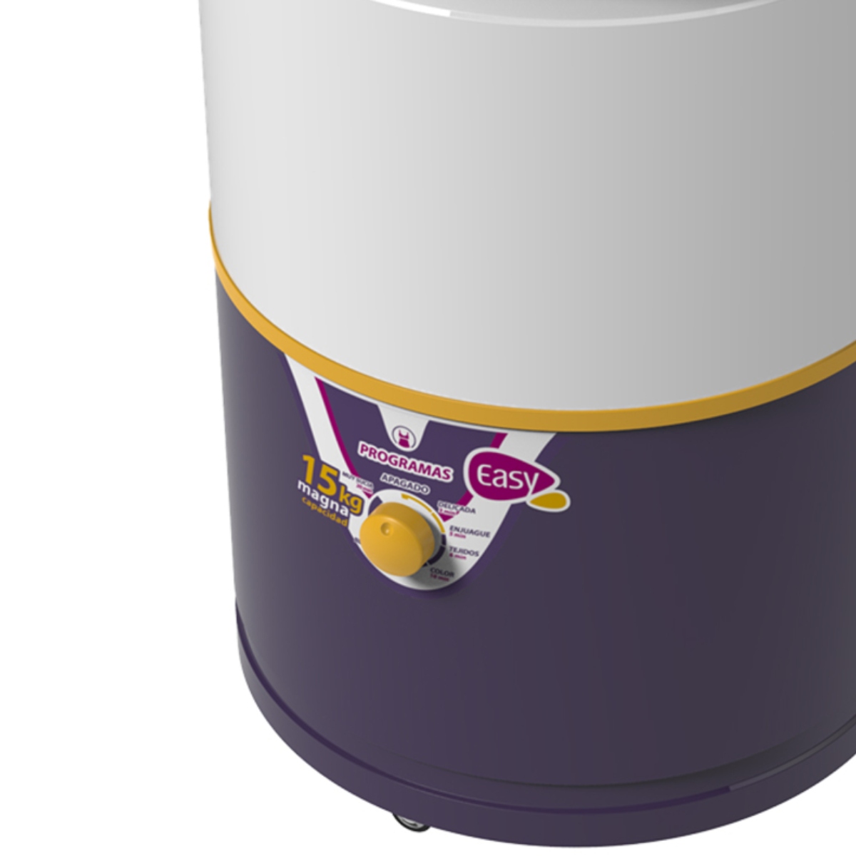 Lavadora Redonda Easy LRE15M 15KG Manual Morada ORTY.