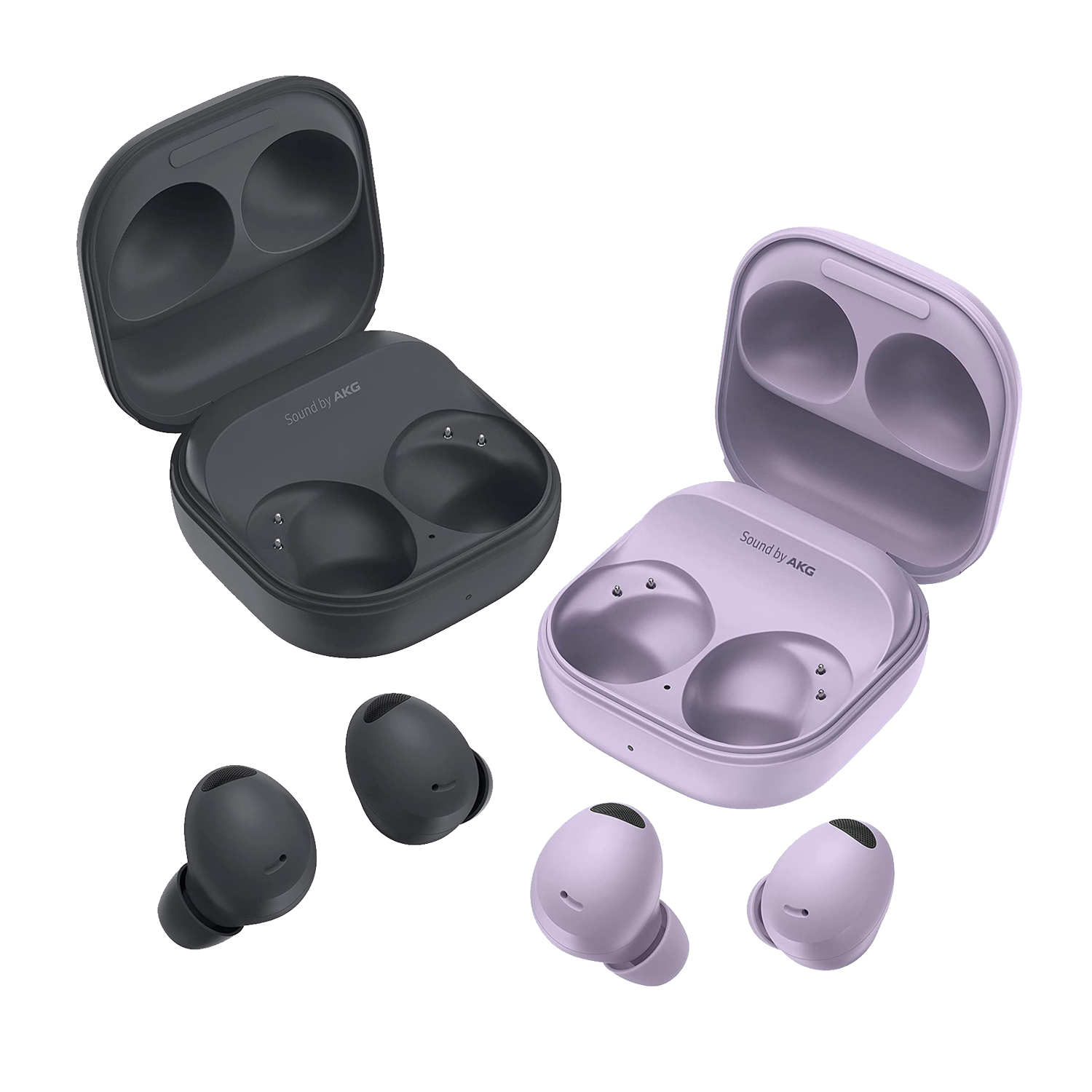 Bundle Samsung Galaxy Buds 2 Pro R510 Negro Y Violeta.