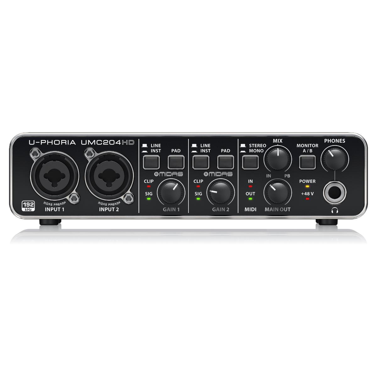 Interface De Audio BEHRINGER UMC204HD USB .