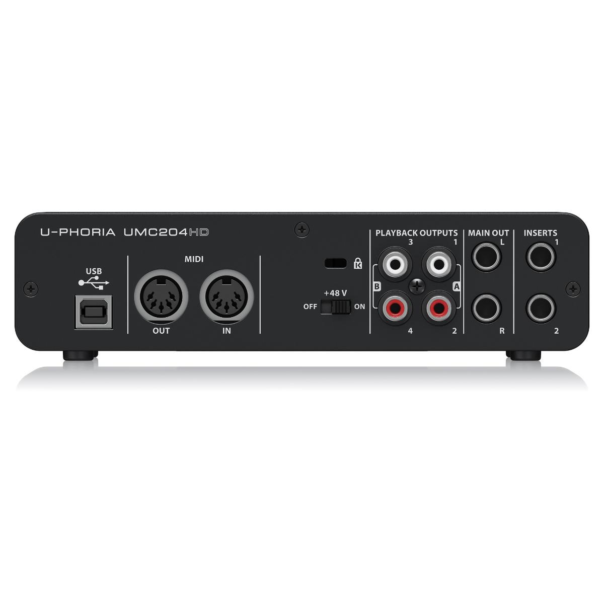 Interface De Audio BEHRINGER UMC204HD USB .