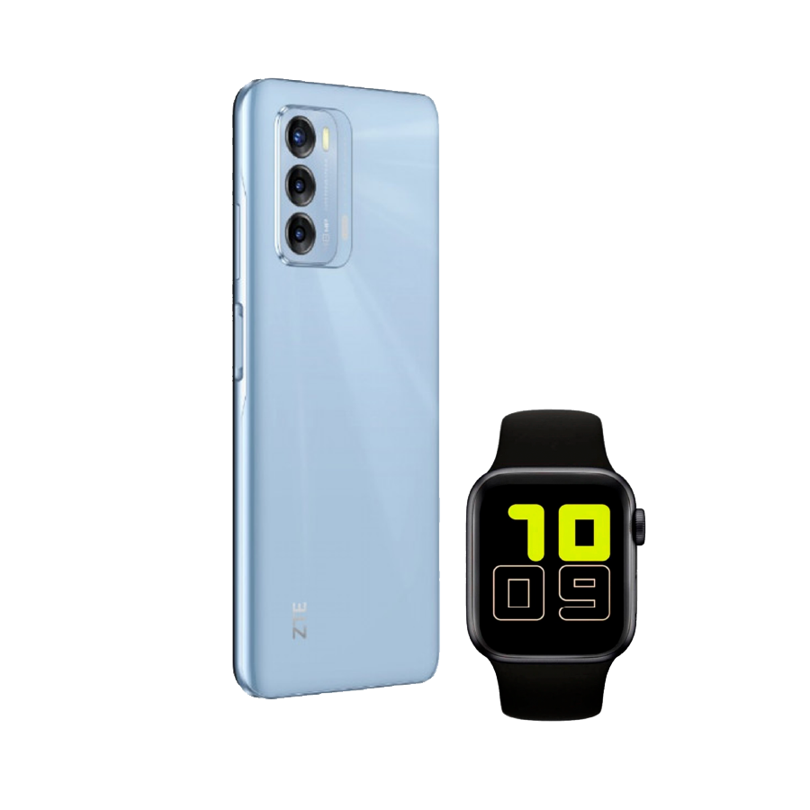 ZTE Blade V40 4/128GB Azul +Smartwatch T500.