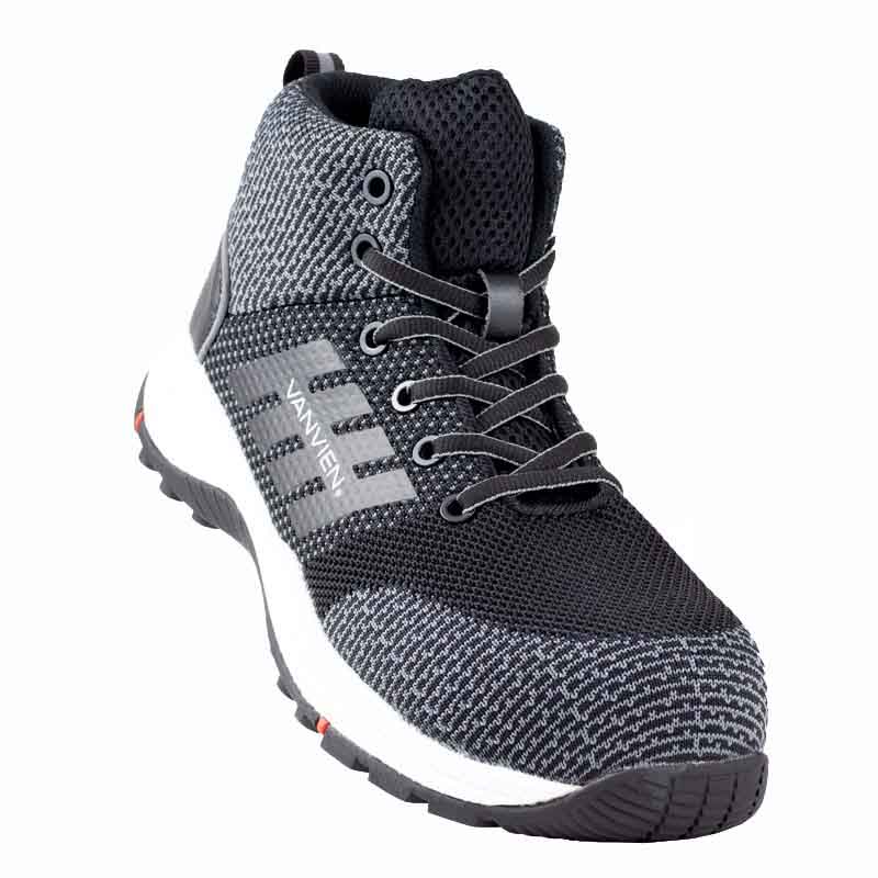 Tenis Van Vien Industrial Dieléctrico Hombre Isik-0010 Negro.