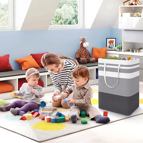 Cestos Ropa Sucia Lavandería Plegable Para Baño 75l,2 Piezas.