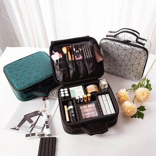 "Neceser Maletin Cosmetiquera Maquillaje Compartimentos Mujer "