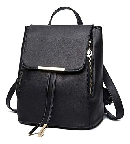 Mochila Mujer Bolsa Con Metalica Moda Impermeable