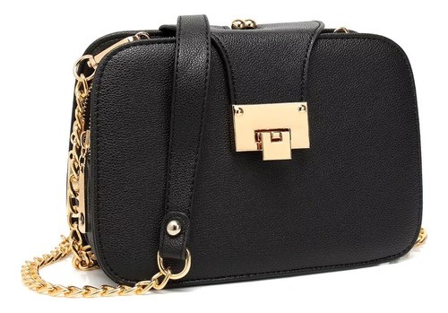 Bolso Bandolera Para Mujer Con Hebilla Metálica.