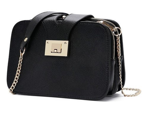 Bolso Bandolera Para Mujer Con Hebilla Metálica.