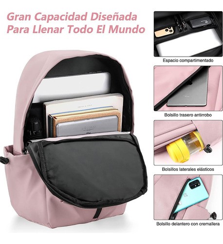 Mochila Multifuncional, Impermeable Y Resistente Al Desgaste