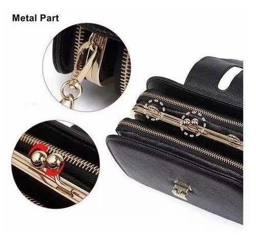Bolso Bandolera Para Mujer Con Hebilla Metálica.