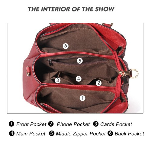 Bolsos Para Mujer Moda Lujo Elegante Hombro Oblicuo Bolso.