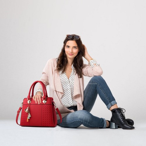 Bolsos Para Mujer Moda Lujo Elegante Hombro Oblicuo Bolso.