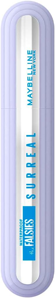 A Maybelline The Falsies Surreal Extensions - Máscara de pestañas a prueba de agua, voluminizadora, alargamiento, maquillaje muy negro, 1 unidad.