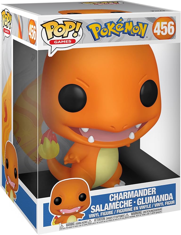 Nuevo ! Funko Pop Jumbo Charmander Pokemon 10 Pulgadas Inch 456