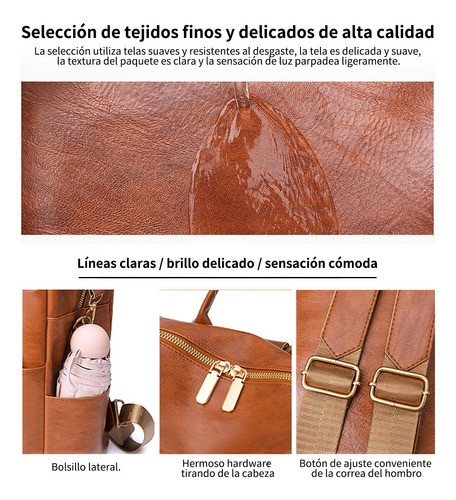 Mochilas Para Mujer Mochila Casual Dama Mochila Impermeable.