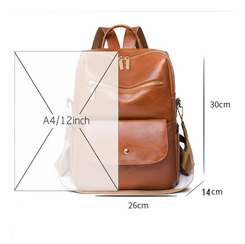 Mochilas Para Mujer Mochila Casual Dama Mochila Impermeable.