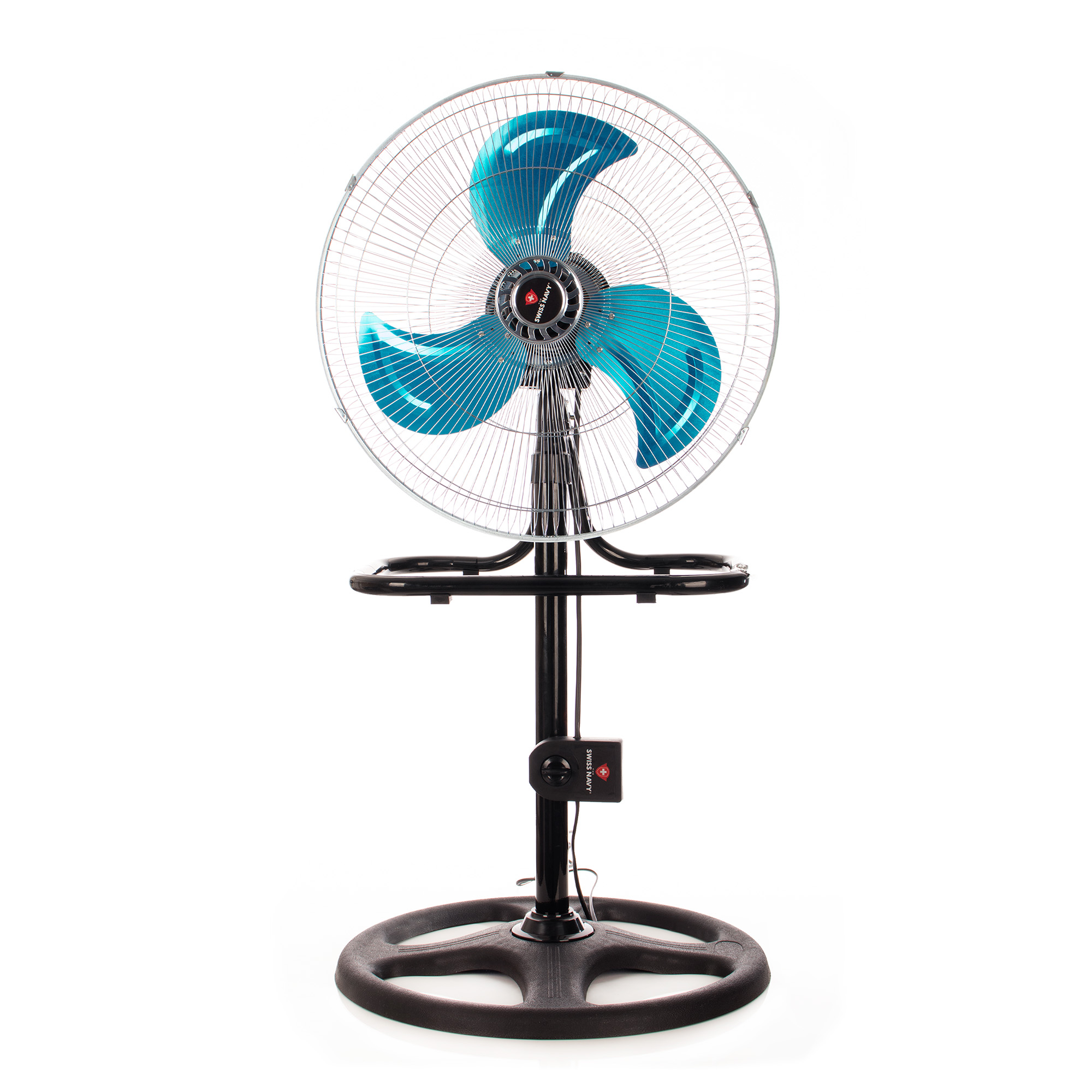 Ventilador eléctrico SWISS NAVE de tres en uno 18 plg Original.