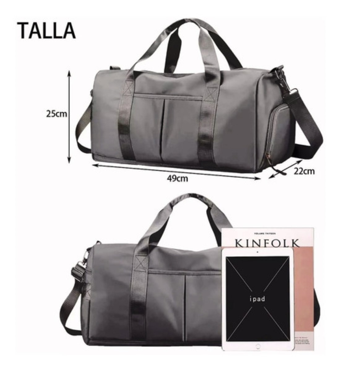 Maleta Deportiva Bolsa Gym Viaje Mochila Fitness Bag.