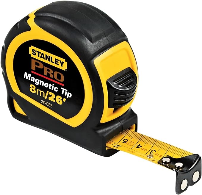 STANLEY Cinta Métrica 8 M 26 Pulgadas Magnética 30-088.