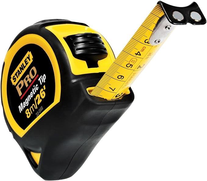 STANLEY Cinta Métrica 8 M 26 Pulgadas Magnética 30-088.
