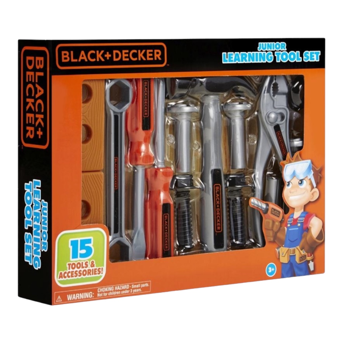 Combo De 15 Herramientas Infantiles Black And Decker.