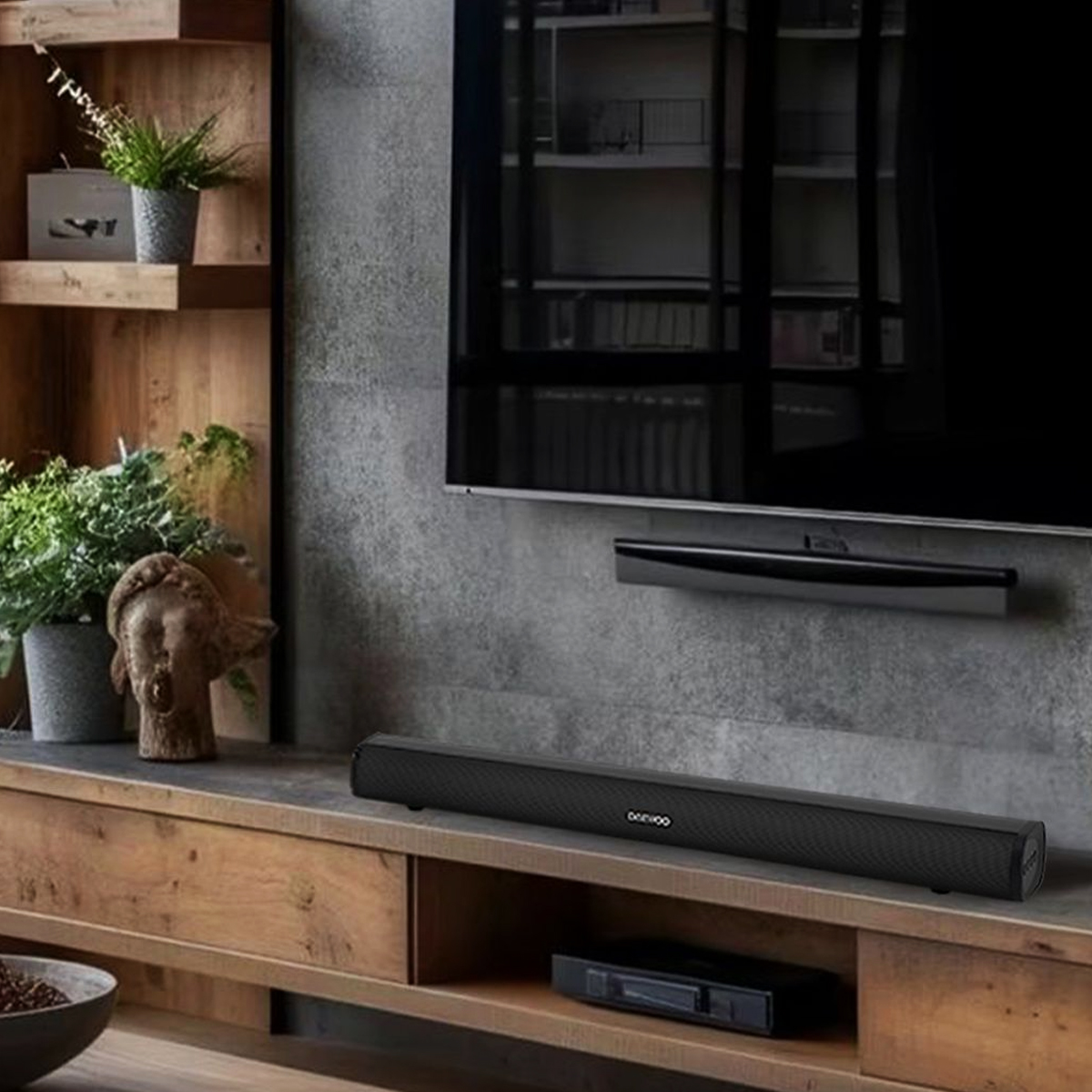 Barra De Sonido Daewoo Bocina Inalámbrica Bluetooth 32" Con Luces Led Unlimited 20w Rms DW3291