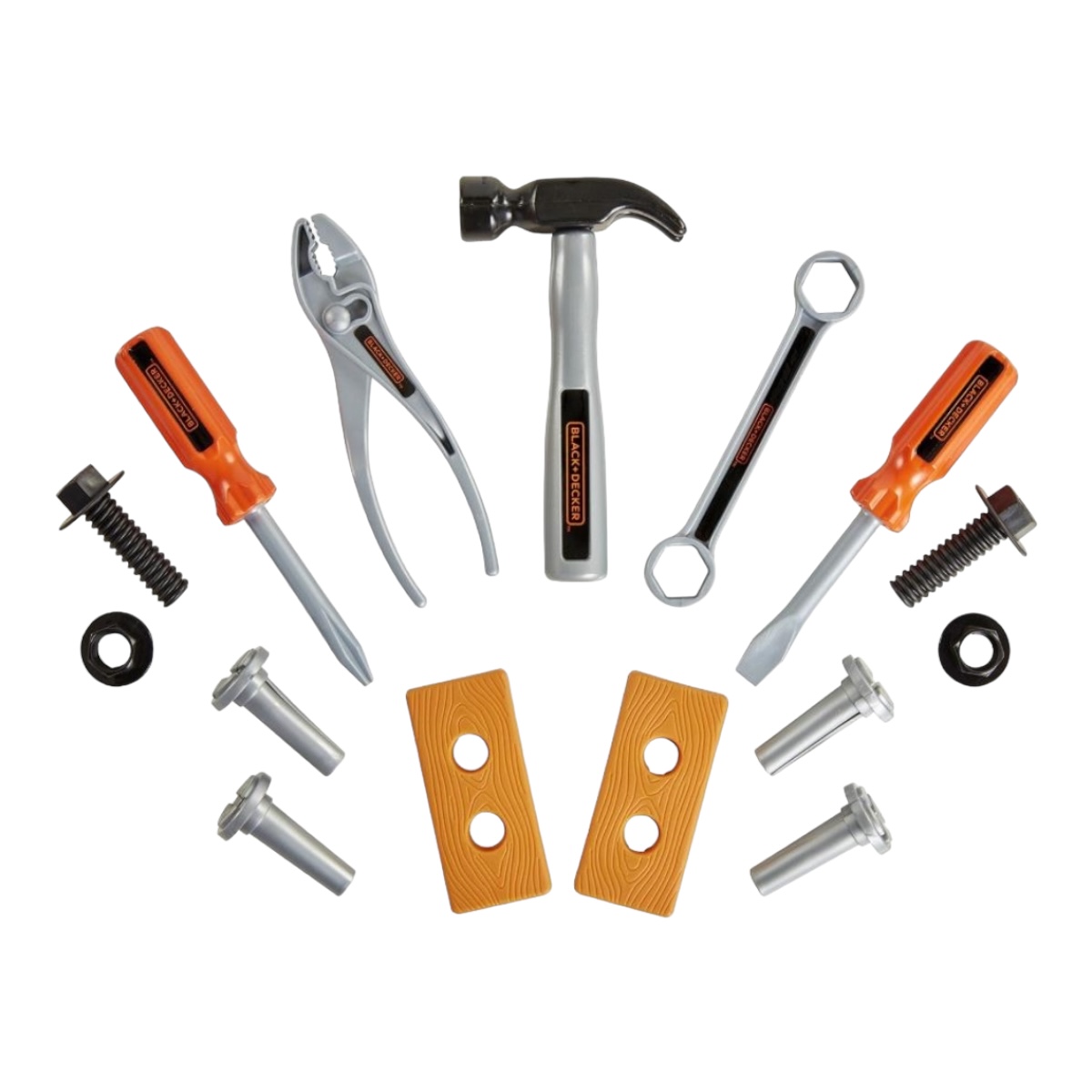 Combo De 15 Herramientas Infantiles Black And Decker.