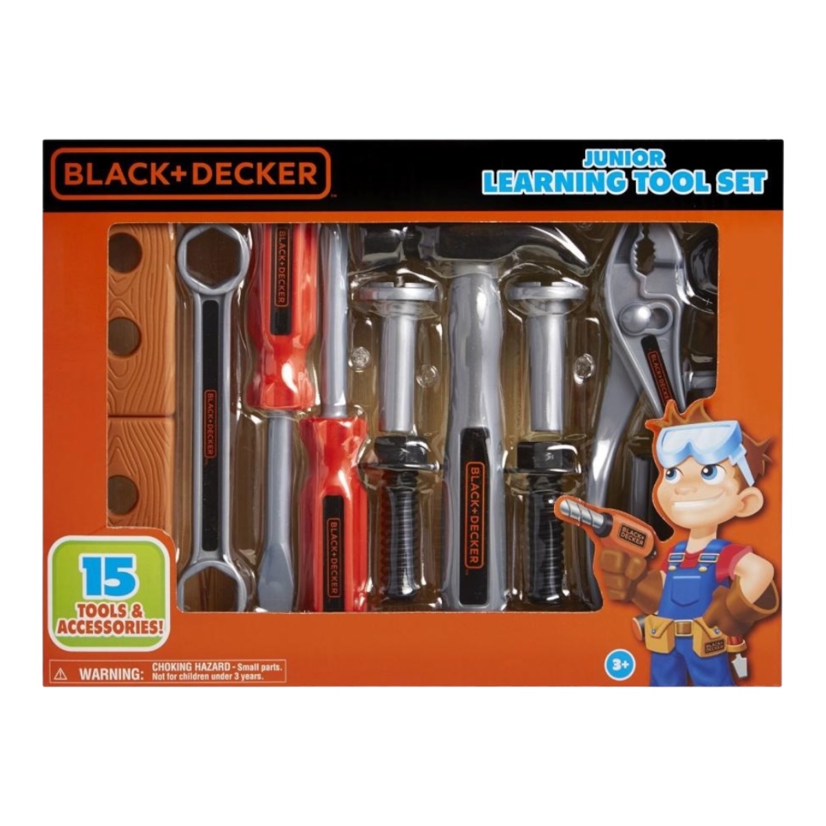 Combo De 15 Herramientas Infantiles Black And Decker.