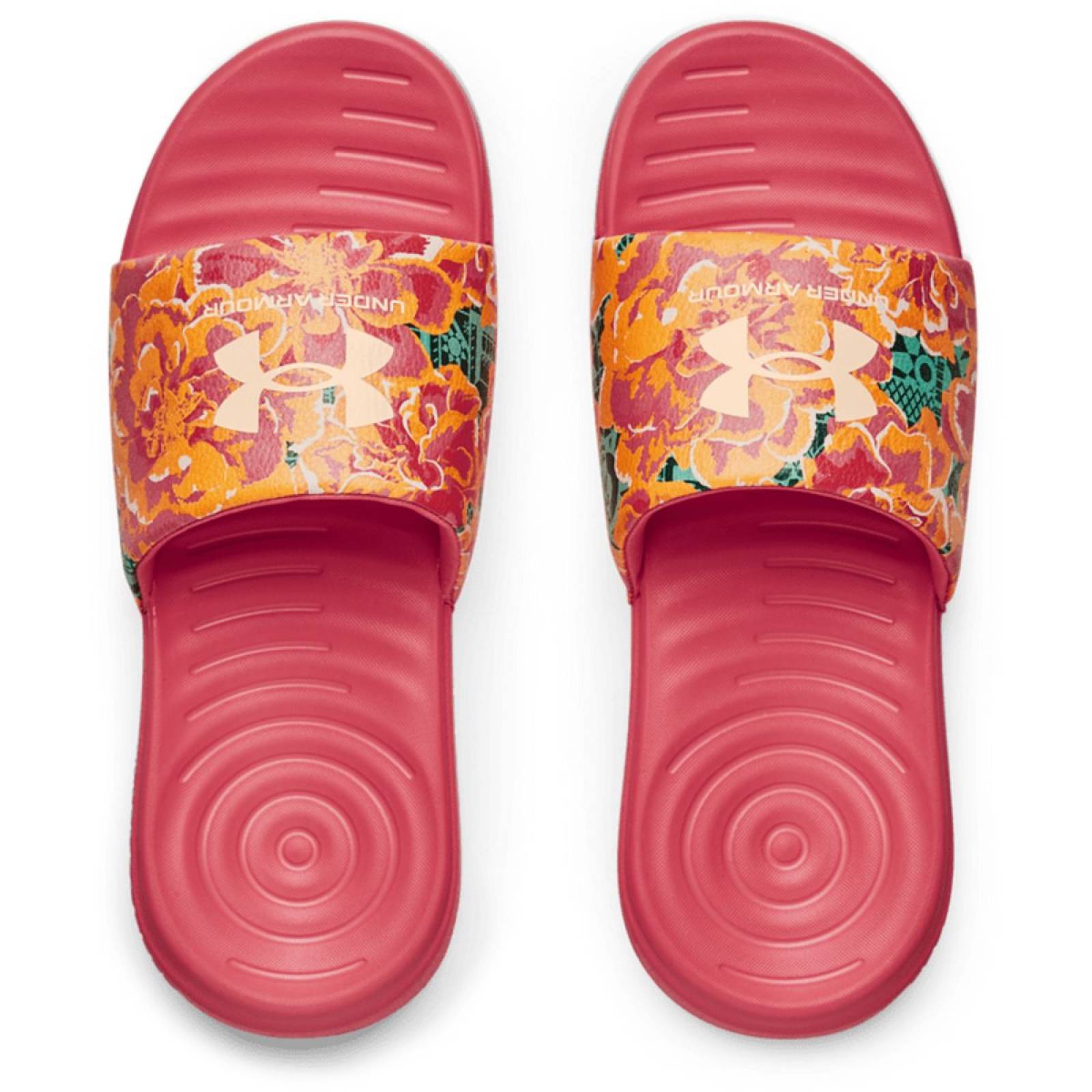 Sandalias Under Armour Ansa Graphic Rosa Slides.