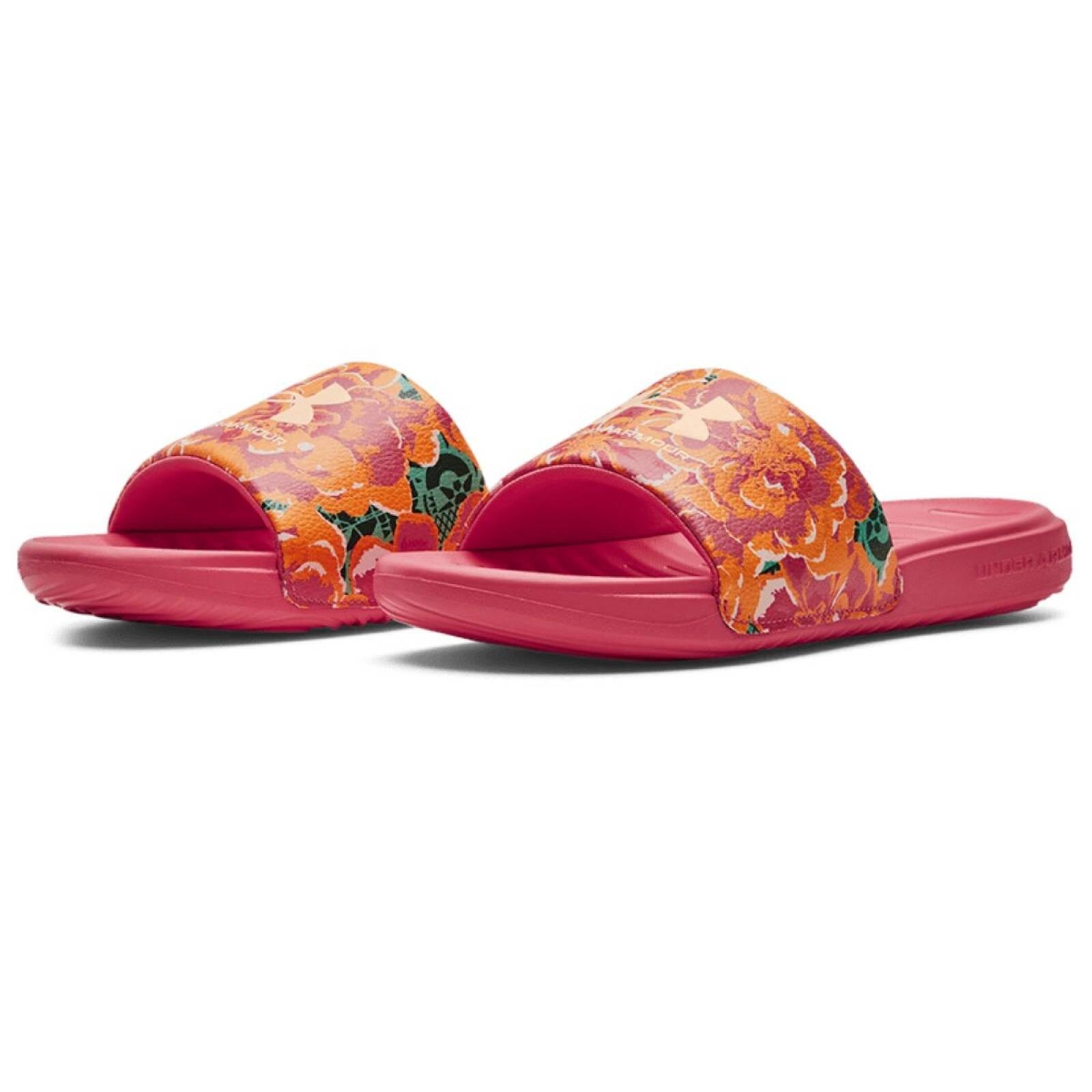 Sandalias Under Armour Ansa Graphic Rosa Slides.