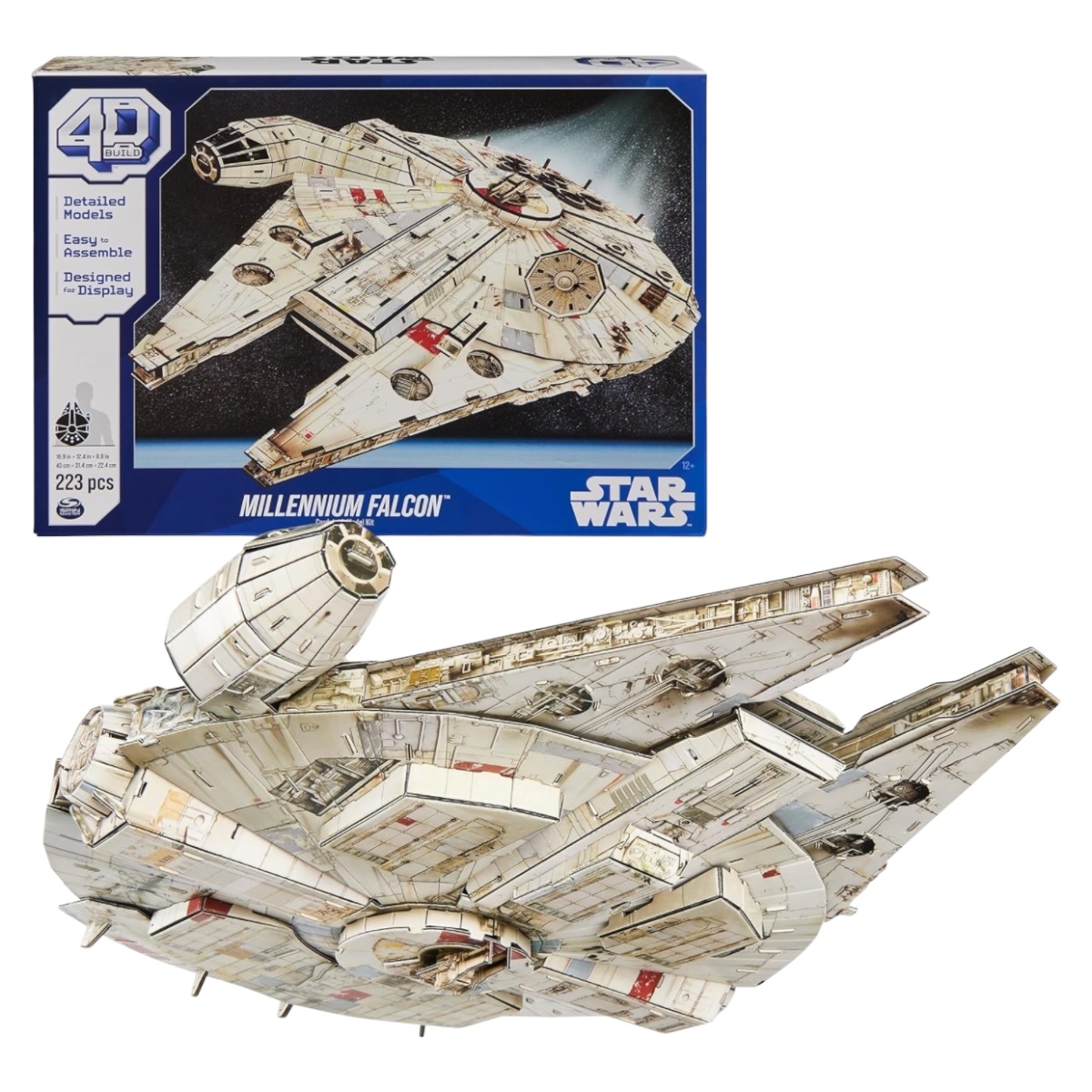 4d Build Sw Millennium Falcon 3d De Star Wars.