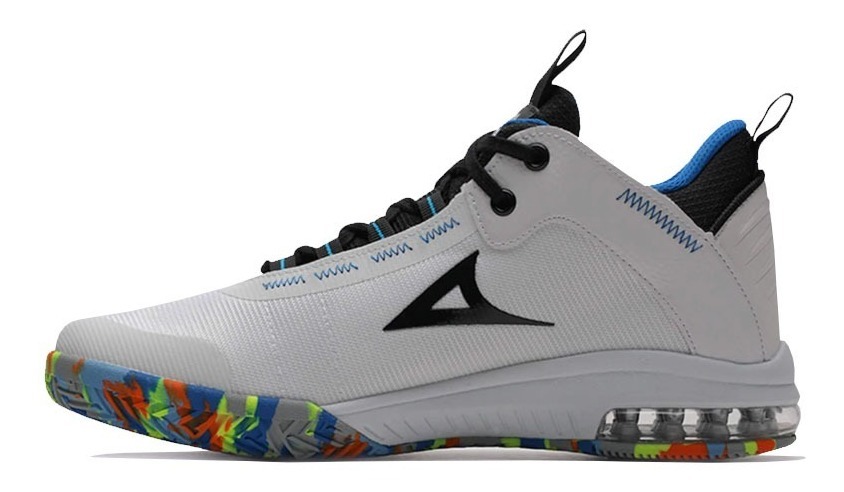 Tenis Pirma Deportivo Basketball 2011 Color Blanco Para Caballero.
