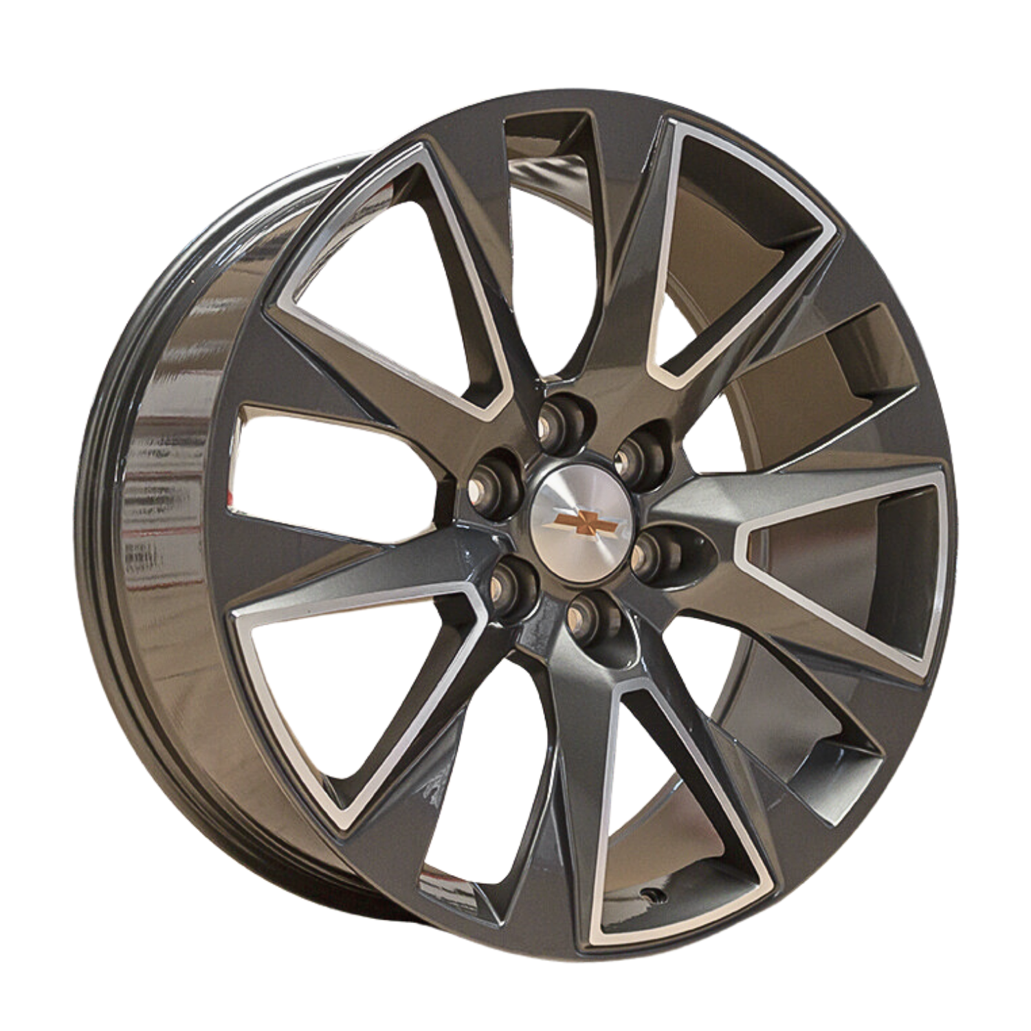 4 RINES MACHINE GUNMMETAL 22 6X139.7 Chevrolet Silverado 1500,GMC Sierra 1500
