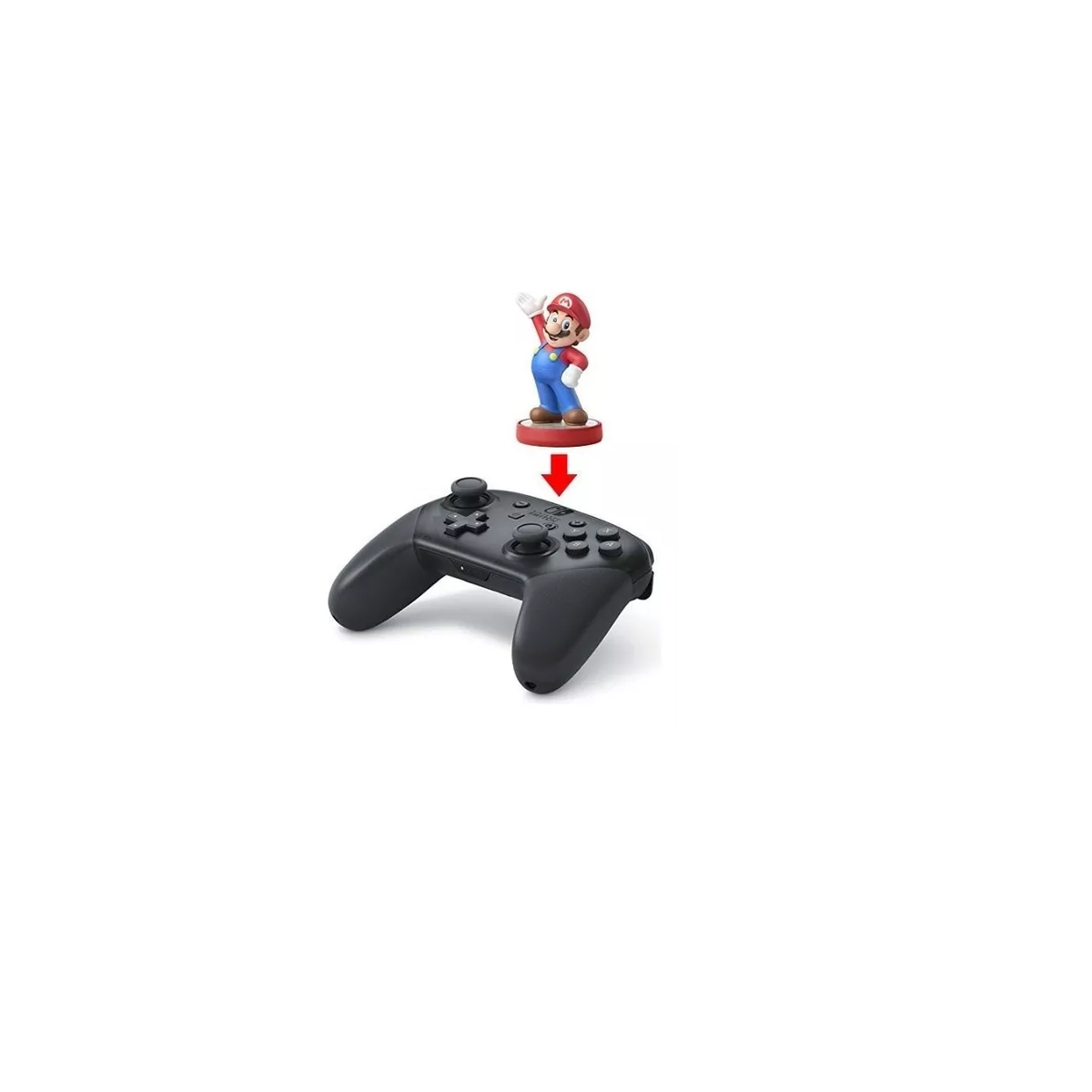 Control inalámbrico Nintendo Switch Pro Controller Japon black.