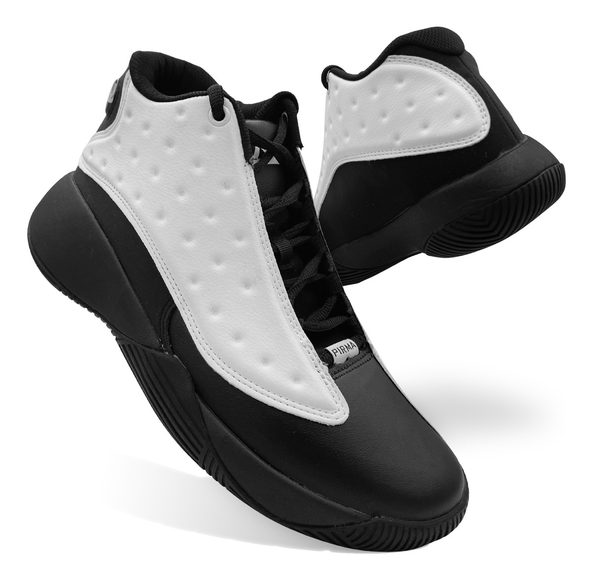 Tenis Pirma Blanco Negro Deportivo Basketball 2013 Para Caballero .