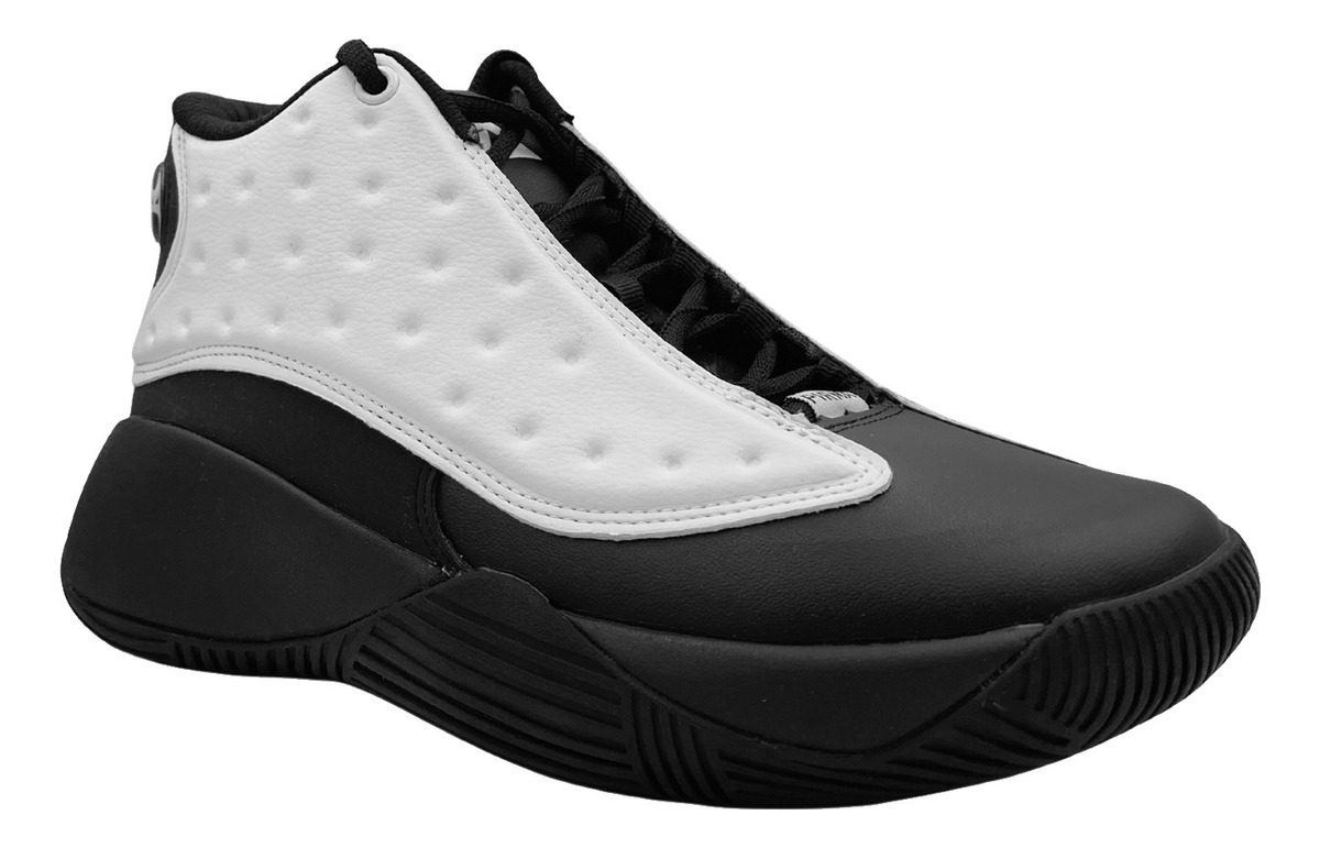 Tenis Pirma Blanco Negro Deportivo Basketball 2013 Para Caballero .