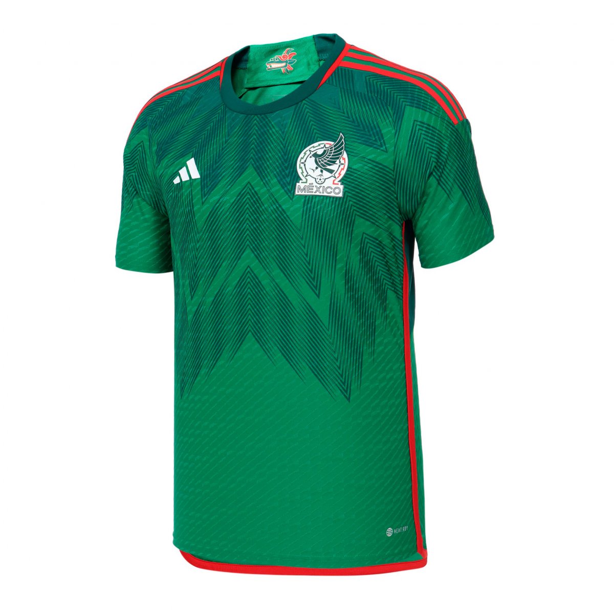 Jersey Original Adidas Selección Mexicana local jugador authentic heat.rdy mundial 2022 HD6898.