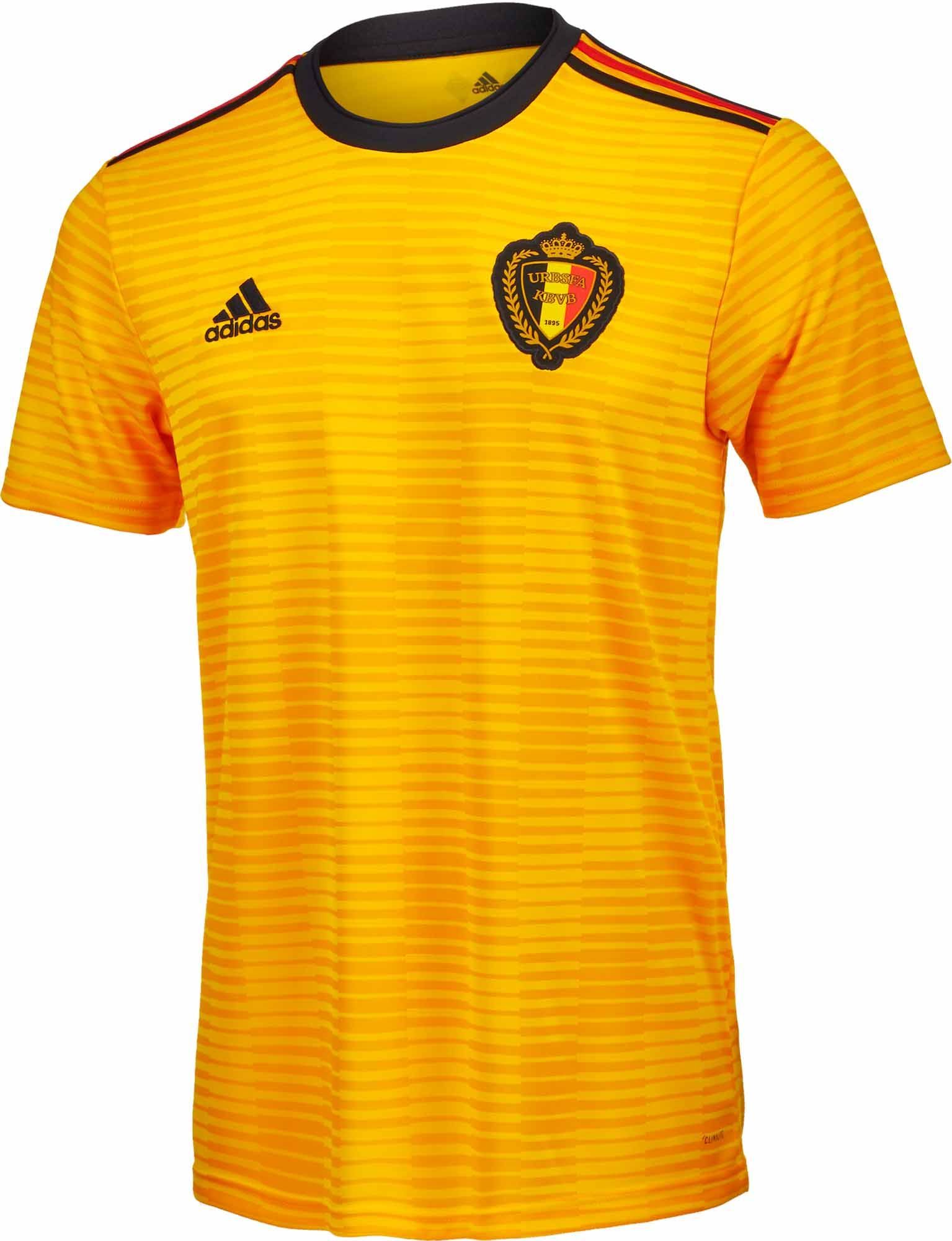 Jersey Original Adidas Selección Bélgica visita mundial 2018 Bq4536.