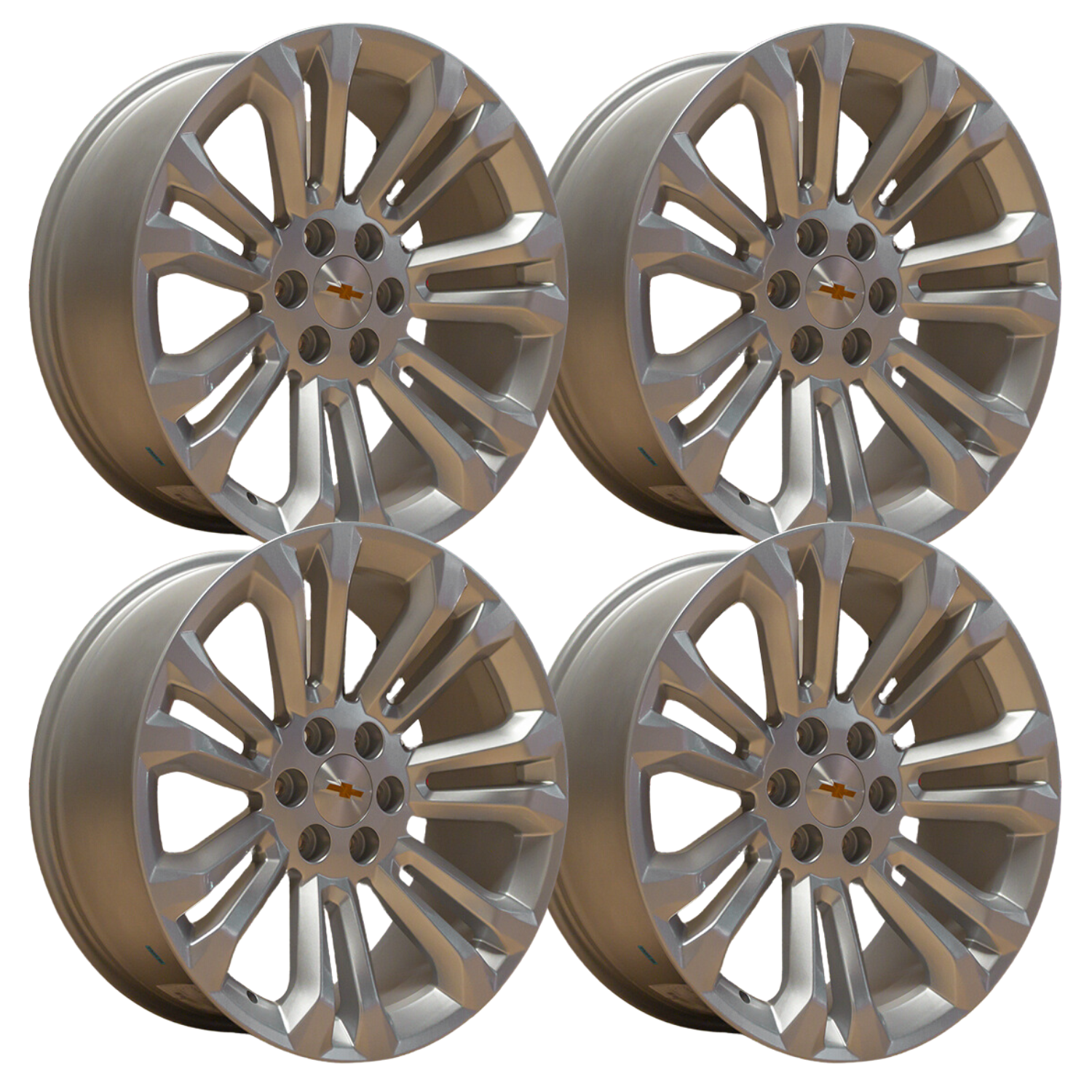 4 RINES SILVER 24 6x139.7 Chevrolet Silverado 1500,GMC Sierra 1500