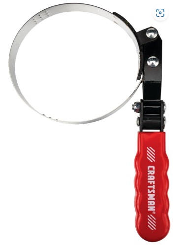 LLAVE GRANDE PARA FILTRO DE ACEITE 3-1/2'' - 3-7/8'' CRAFTSMAN .