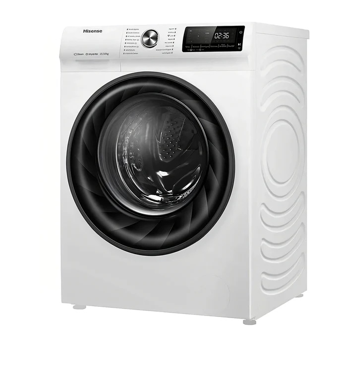 Lavasecadora Hisense 15/10 Kilos Carga Frontal Blanca WD5Q1542BW