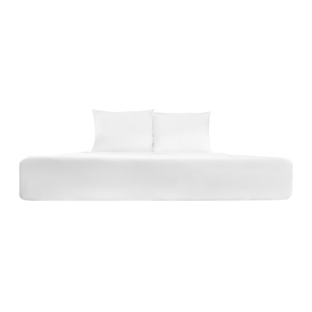 Juego de Sábanas Sealy Bamboo Queen Size Blanco.