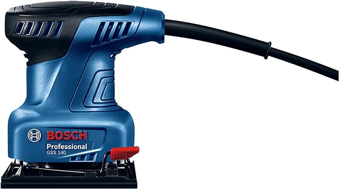 Lijadora Orbital de Palma Bosch GSS 140 220W 127V con 3 lijas.